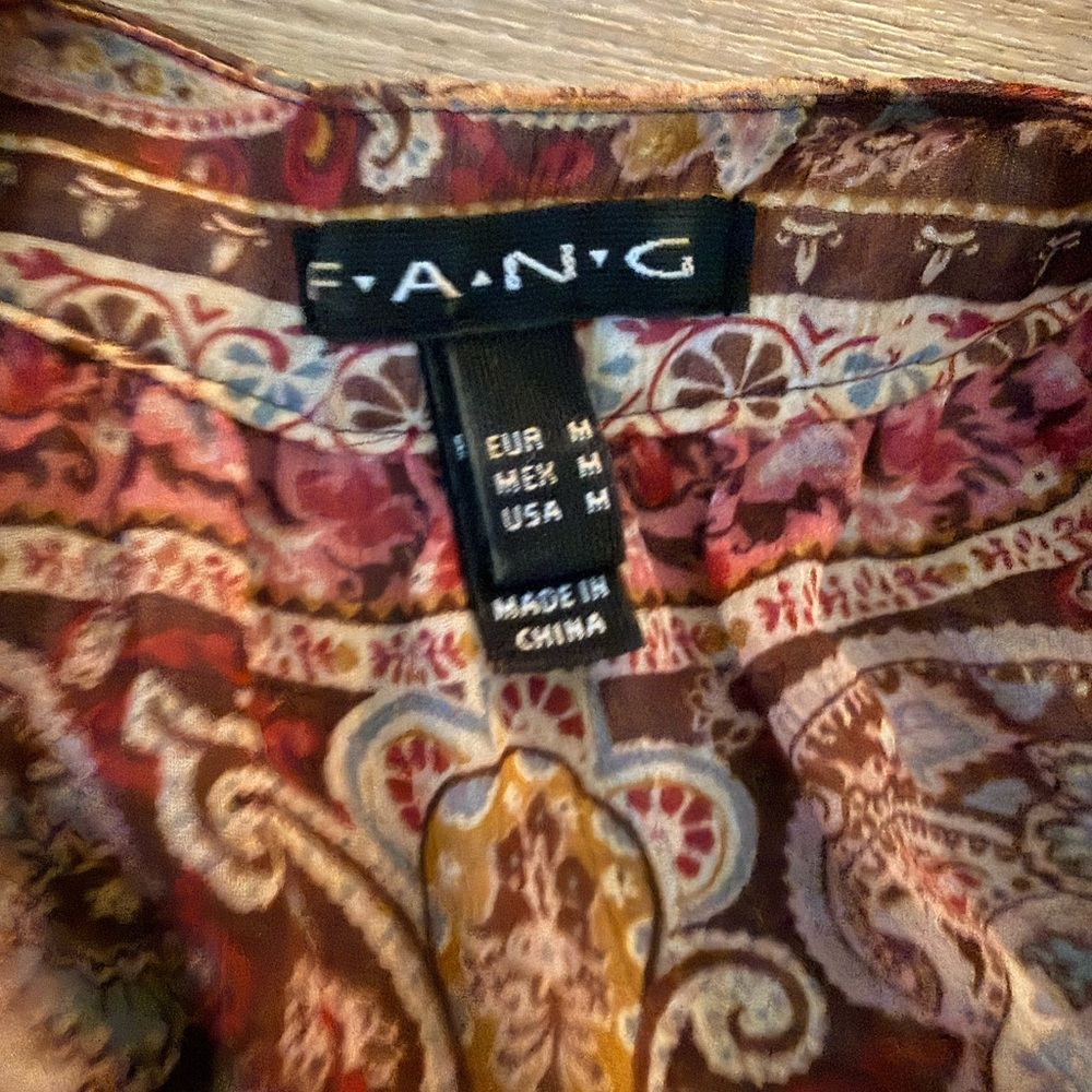 FANG Multicolor Paisley Blouse - Picture 4 of 4